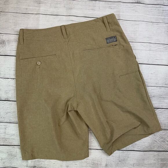 VOLCOM Men's Surf & Turf Hybrid Chino Shorts with 4-Way Stretch Tan Size 30 - Picture 8 of 9
